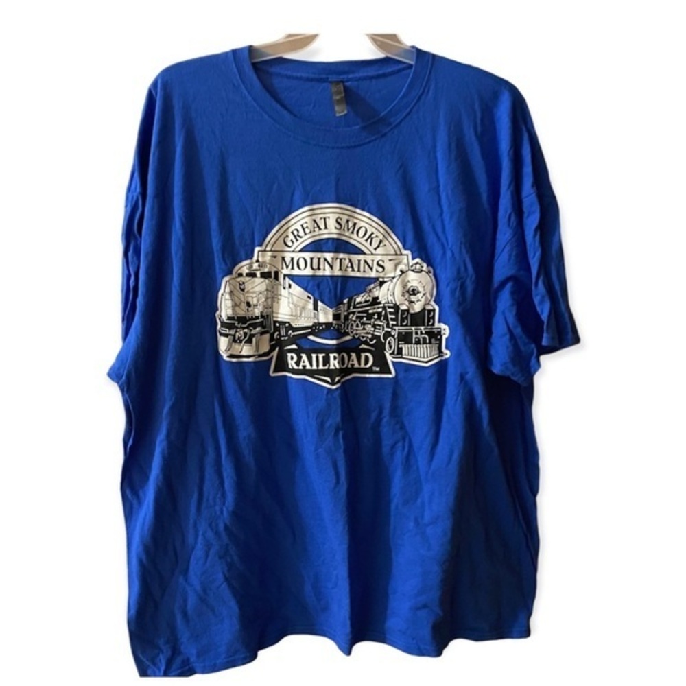 Great Smokey Mountain Shirt Mens Size XXXL Cotton Blue